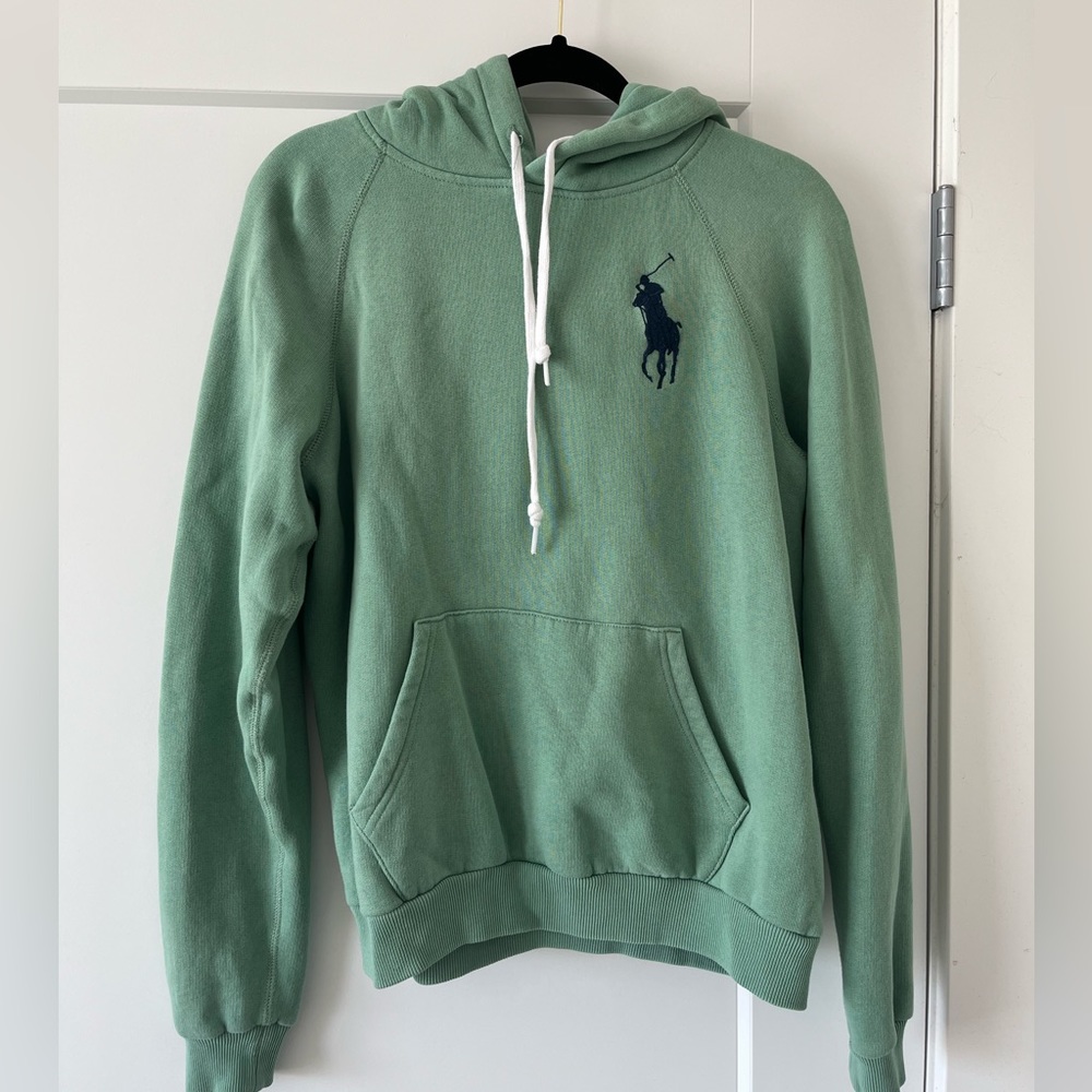 Polo Ralph Lauren Women’s Hoodie. Color: Sea foam green Size: medium
